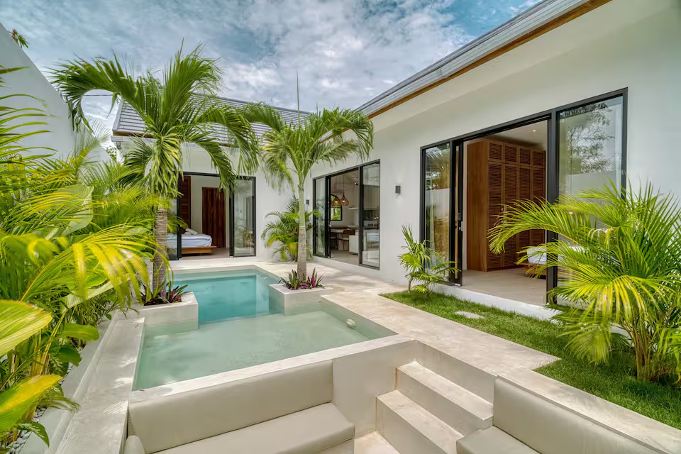 STUNNING MEDITERRANEAN TROPICAL STYLE 2BR VILLA NESTLED IN ULUWATU BALI